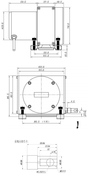 LC-MPS 系列拉线式位移传感器