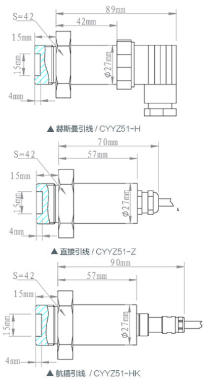 LCYZ51平膜型压力变送器（-100kPa~0~100MPa）